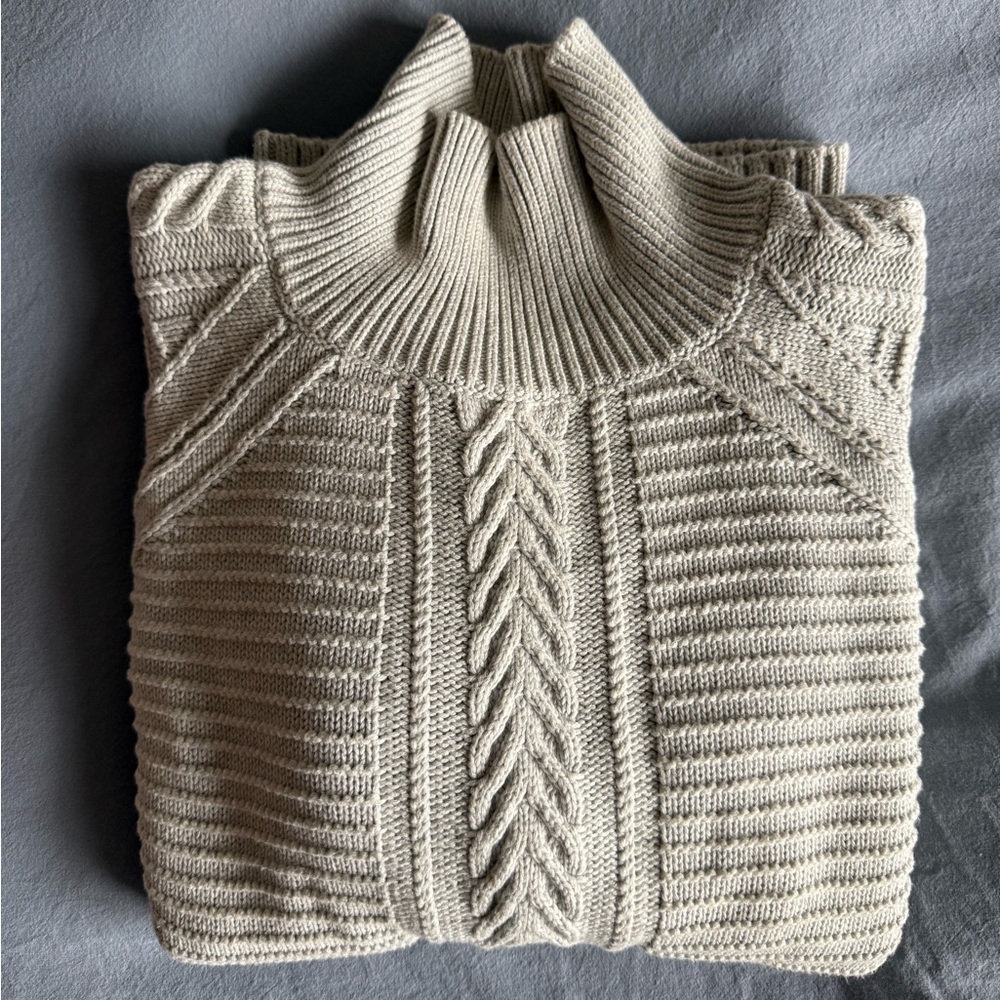 Banana Republic Textured Mock-Neck Sweater | Size S